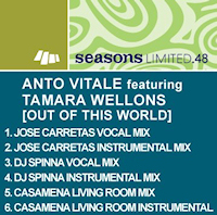 Anto Vitale featuring Tamara Wellons - Out of this world (Remixes)